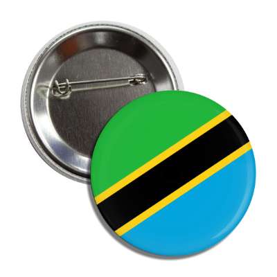 tanzania flag country button