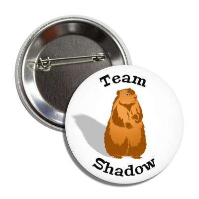 team shadow groundhog cute button