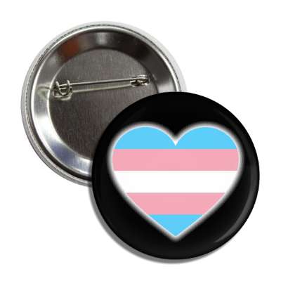 transgender pride flag heart button