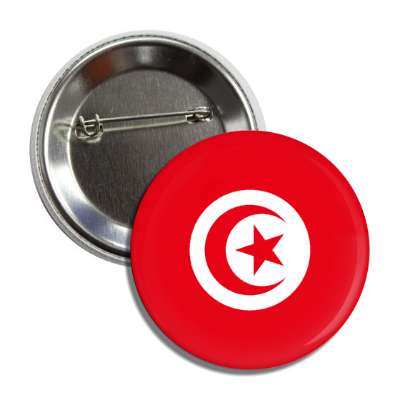 tunisia flag country button