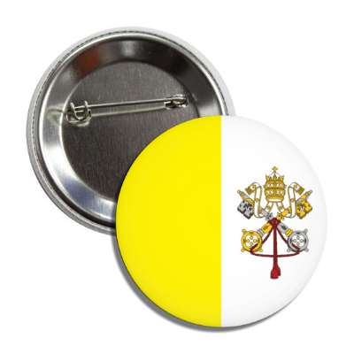 vatican city flag country button