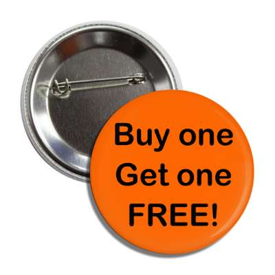 buy one get one free orange button