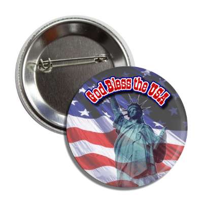 god bless the usa button