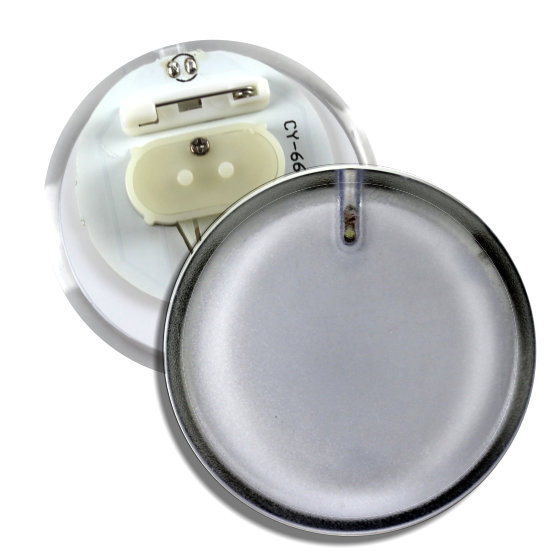 Number 363 White Black Button | Wacky Buttons